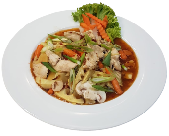 Gà xào Sả Ớt (scharf)