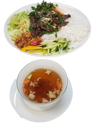 Bún Bò Xào Nam Bộ (scharf)