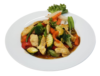 Ente gebraten (scharf)